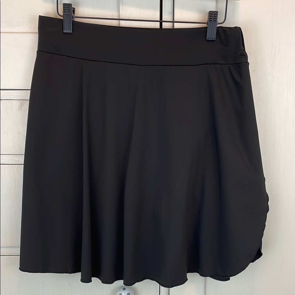 Classic Black Women's swim skort Tankini bottom L